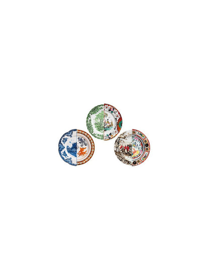 SELETTI Hybrid Porcelain Plate - Ipizia - set of 2