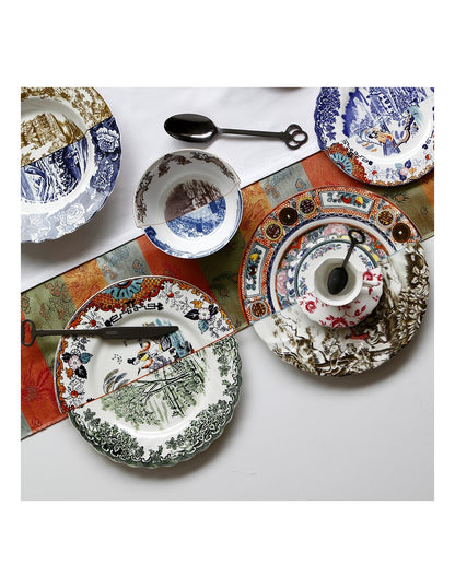 SELETTI Hybrid Porcelain Plate - Ipizia - set of 2