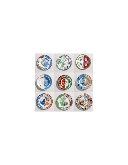 SELETTI Hybrid Porcelain Plate - Ipizia - set of 2