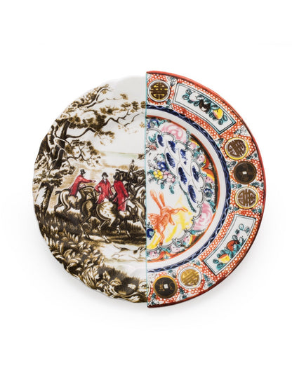 SELETTI Hybrid Porcelain Plate - Eusapia - set of 2