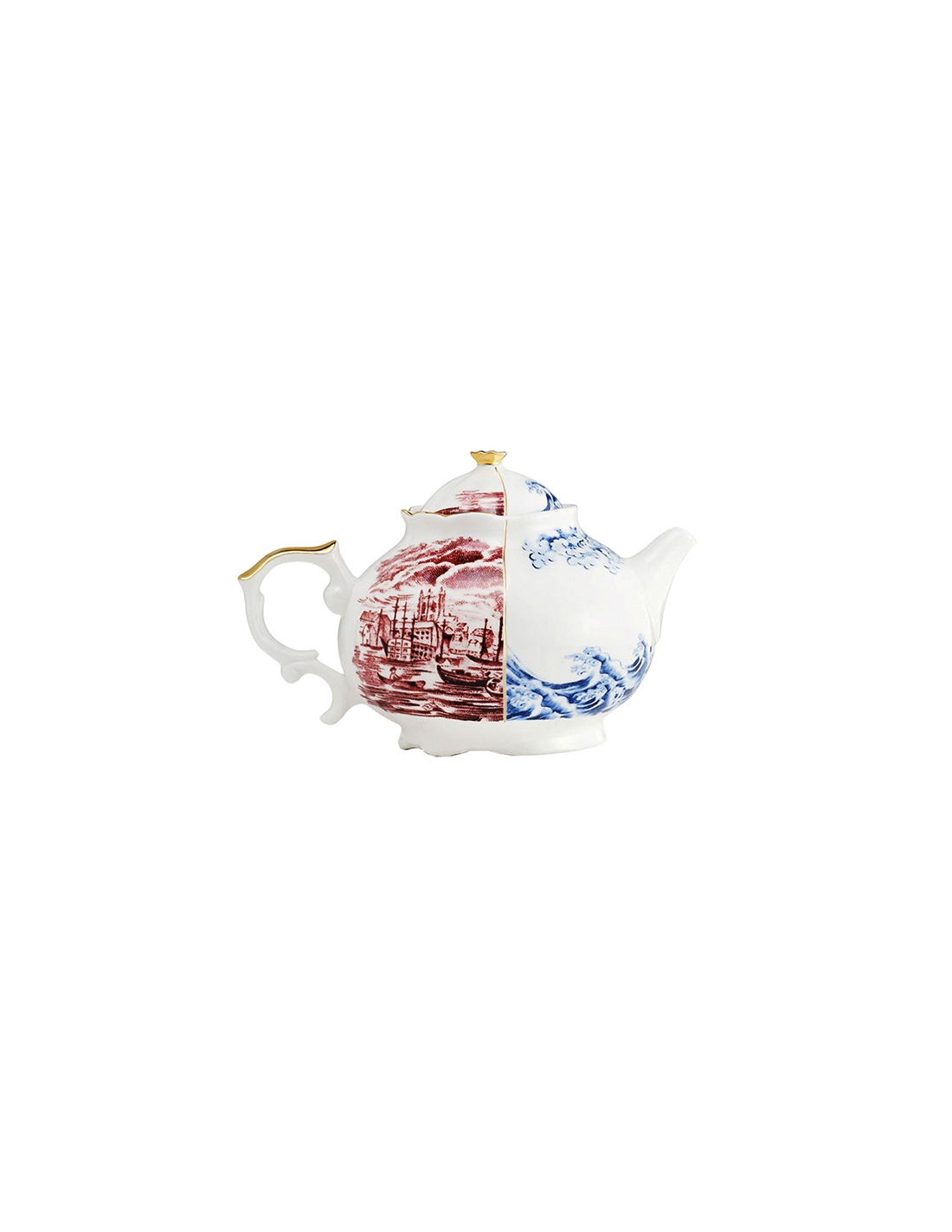 SELETTI Hybrid Porcelain Teapot - Smeraldina - set of 2