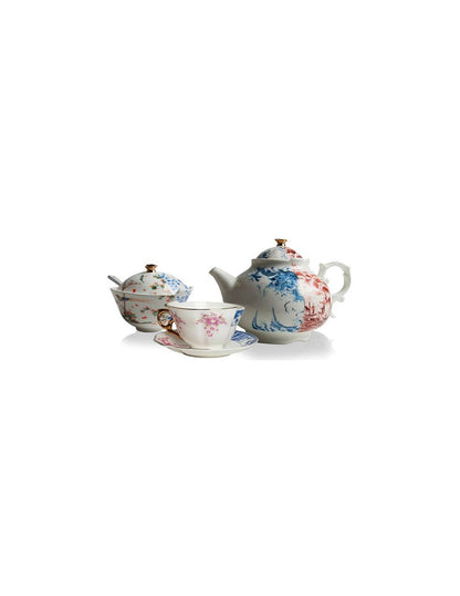 SELETTI Hybrid Porcelain Teapot - Smeraldina - set of 2