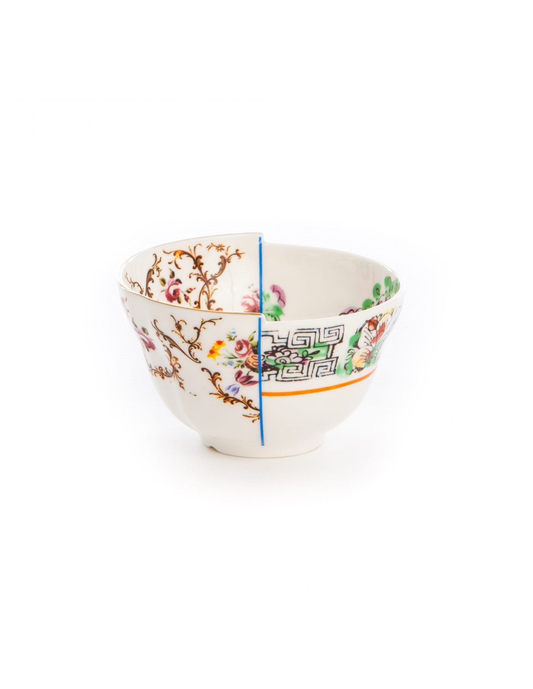 SELETTI Hybrid Porcelain Fruit bowl - Irene - set of 2