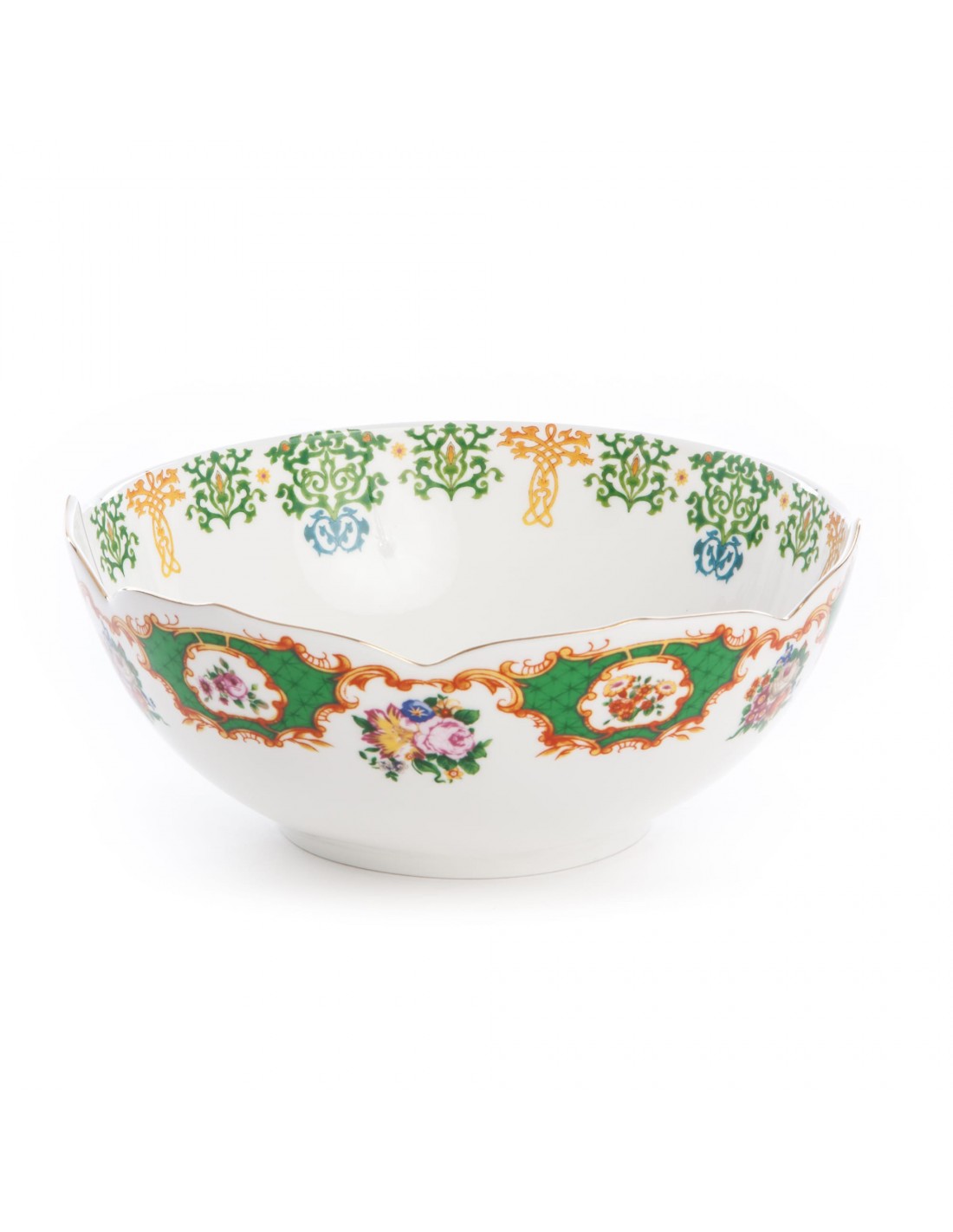 SELETTI Hybrid Porcelain Salad bowl - Zaira - set of 2