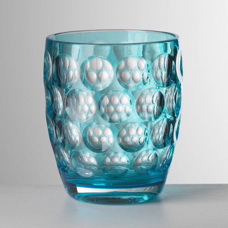 TUMBLER LENTE SMALL TURQUOISE - PACK OF SIX
