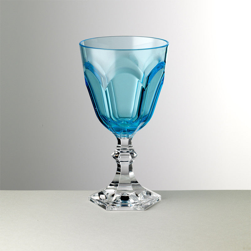 WINE GLASS DOLCE VITA SMALL TURQUOISE  - PACK OF SIX