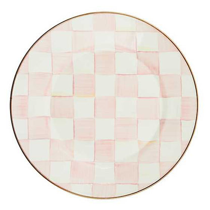 Rosy Check Dinner Plate