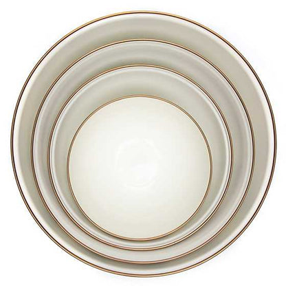 Sterling Check Enamel Everyday Bowl - Large