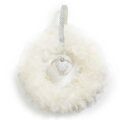 Crystal Palace 19" Feather Wreath