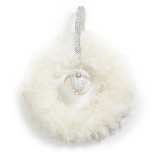 Crystal Palace 19" Feather Wreath