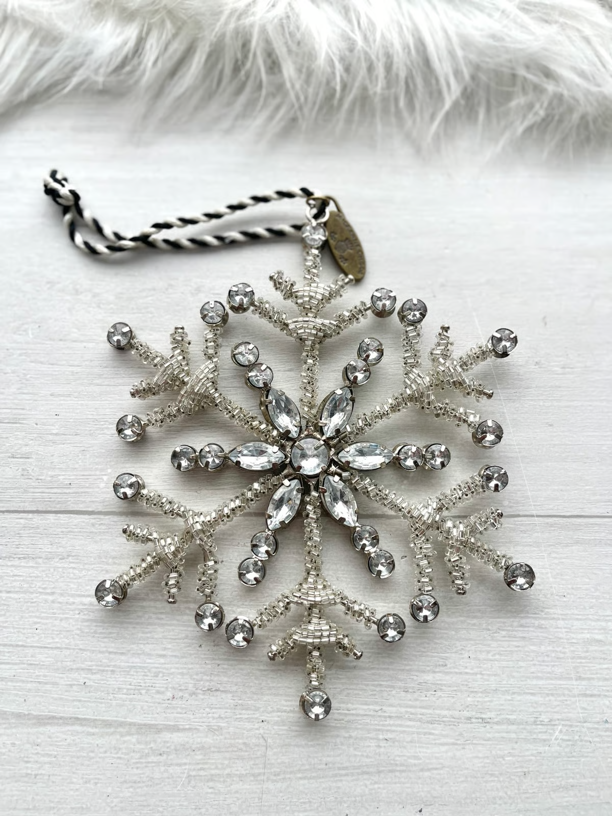 Crystal Palace Snowflake Ornaments, Set of 2