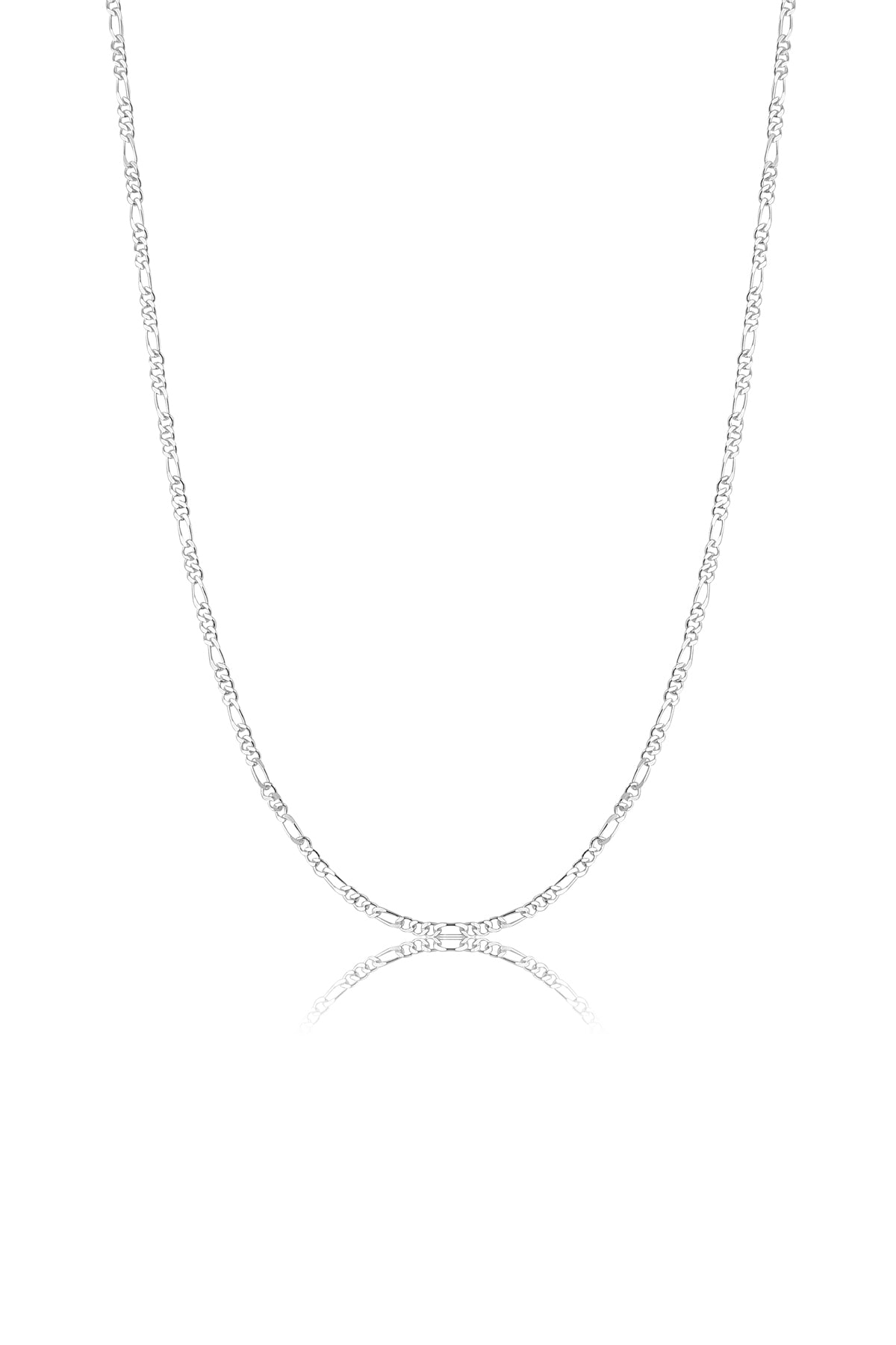 Men's Figaro Chain 925 Sterling Silver Necklace