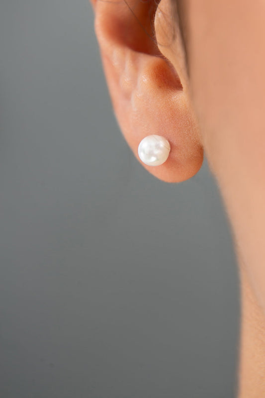 Women's Pearl Design 925 Sterling Silver Earrings