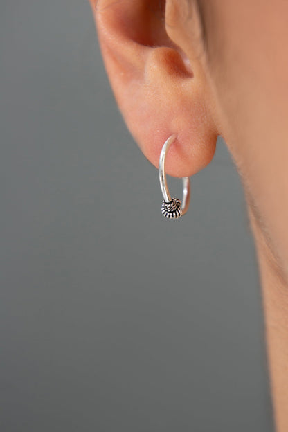 Women's 925 Sterling Silver Hoop Earrings