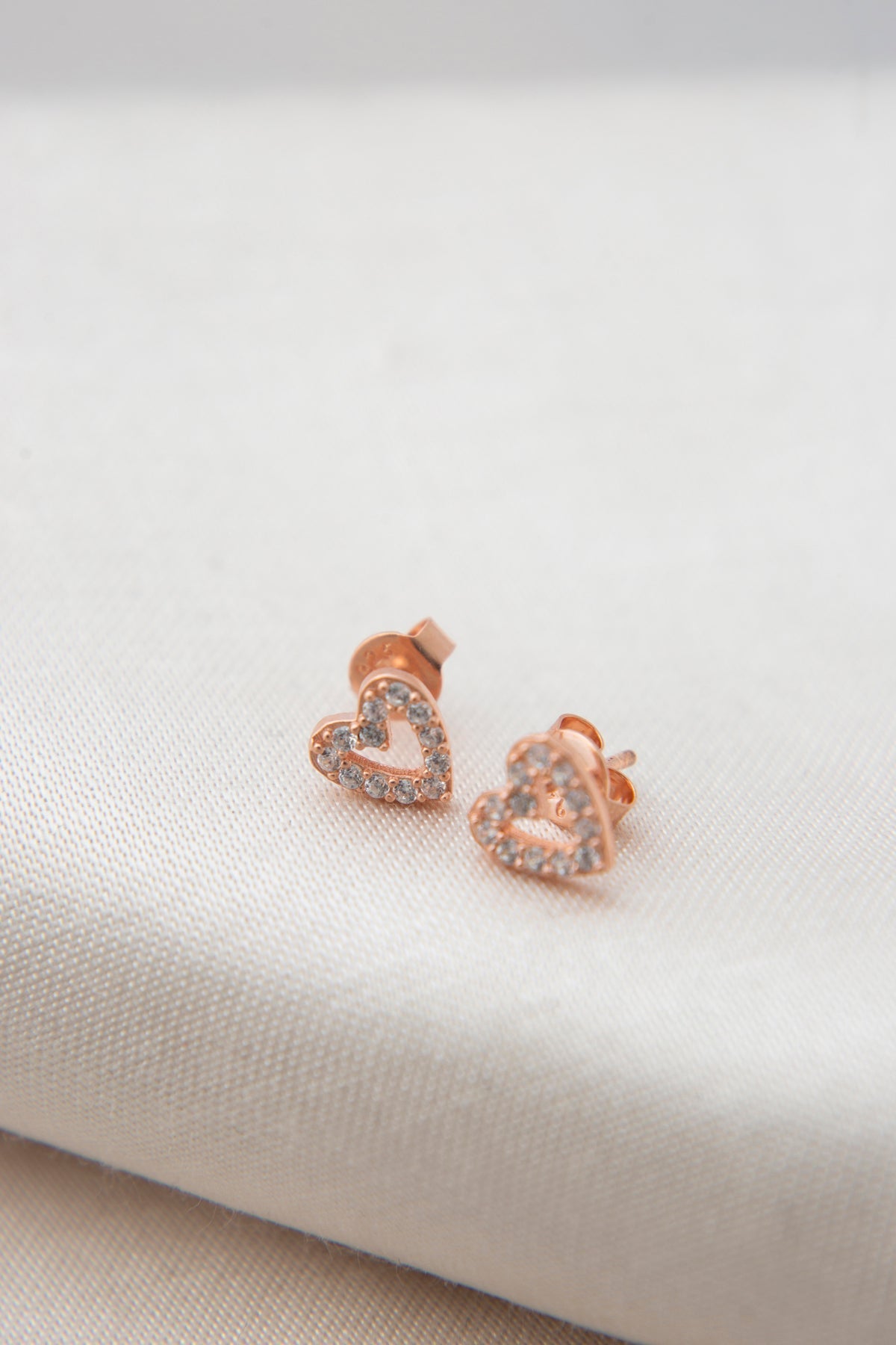 Women's 925 Sterling Silver Heart Earrings