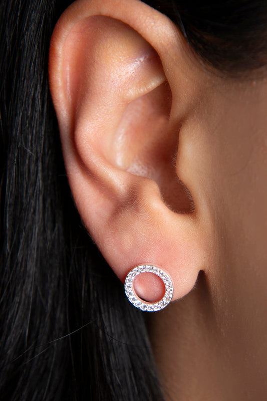 Women's Hoop Design 925 Sterling Silver Earrings