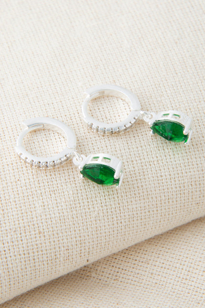 Women's Teardrop Earrings in 925 Sterling Silver