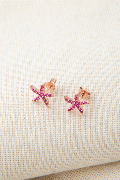 Women's 925 Sterling Silver Star Earrings