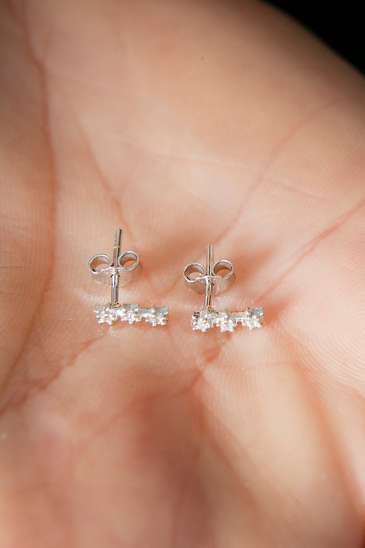 Women's Star Model 925 Sterling Silver Earrings