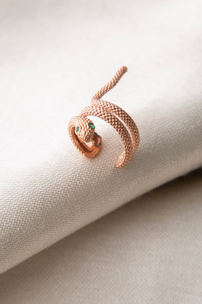 Women's 925 Sterling Silver Snake Design Cartilage Earring