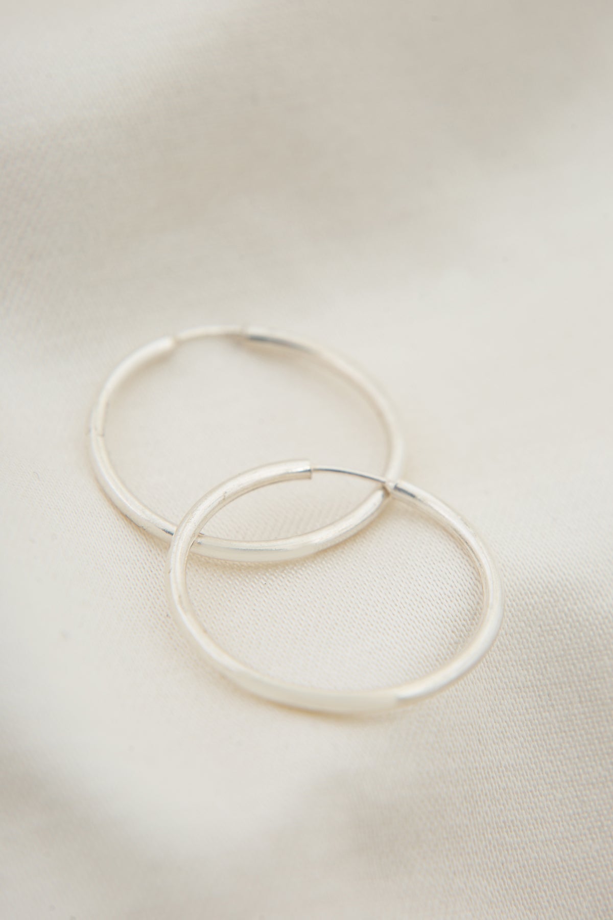 Women's Hoop Model 925 Sterling Silver Earrings