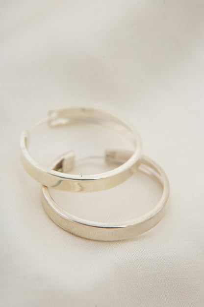 Women's 925 Sterling Silver Hoop Earrings