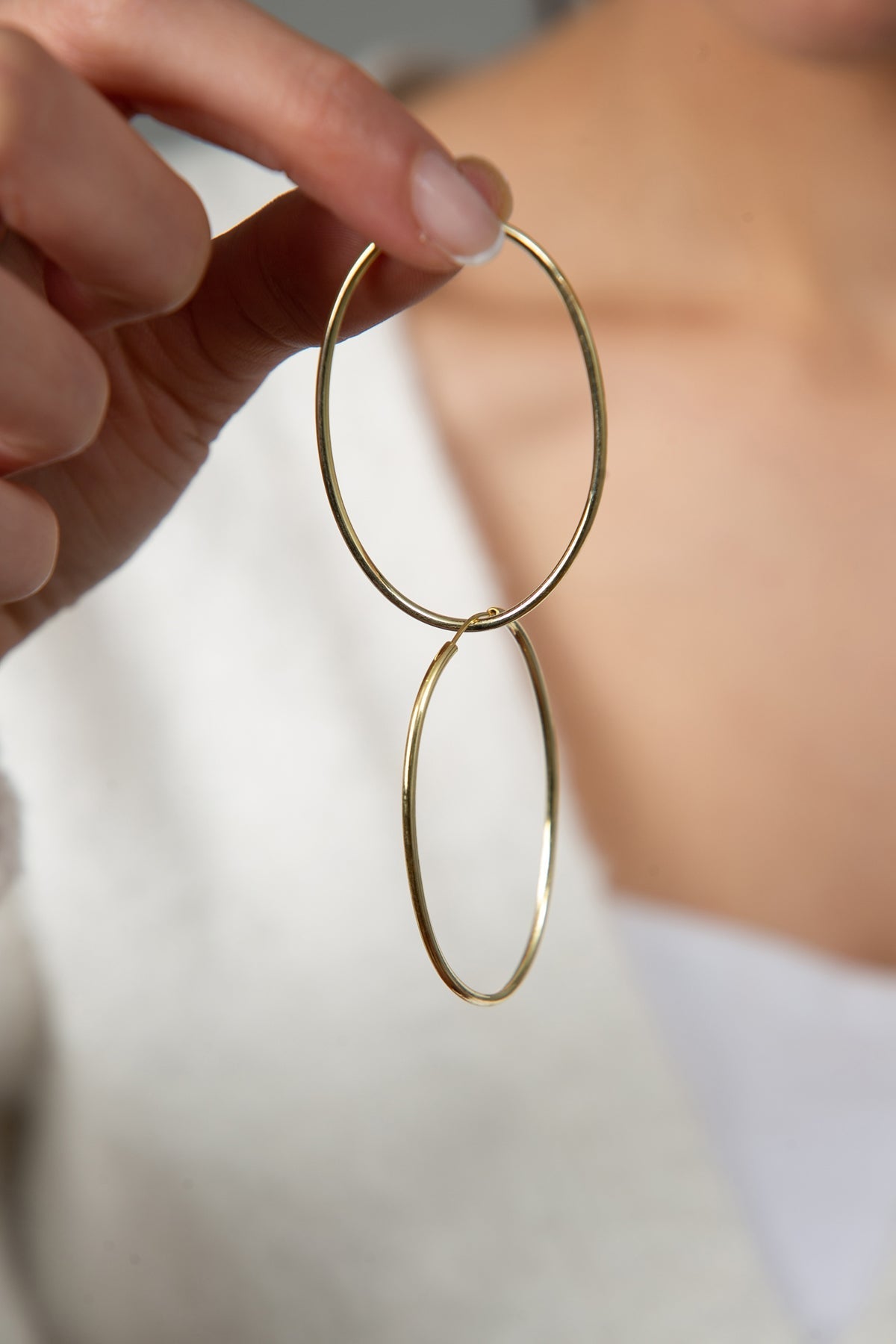 Women's 925 Sterling Silver Hoop Earrings