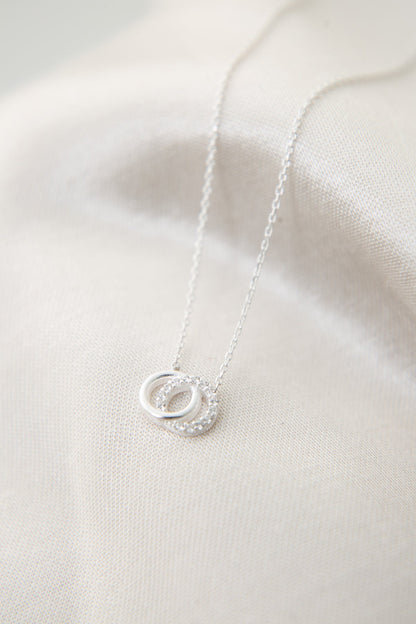 Women's Infinity Design 925 Sterling Silver Necklace