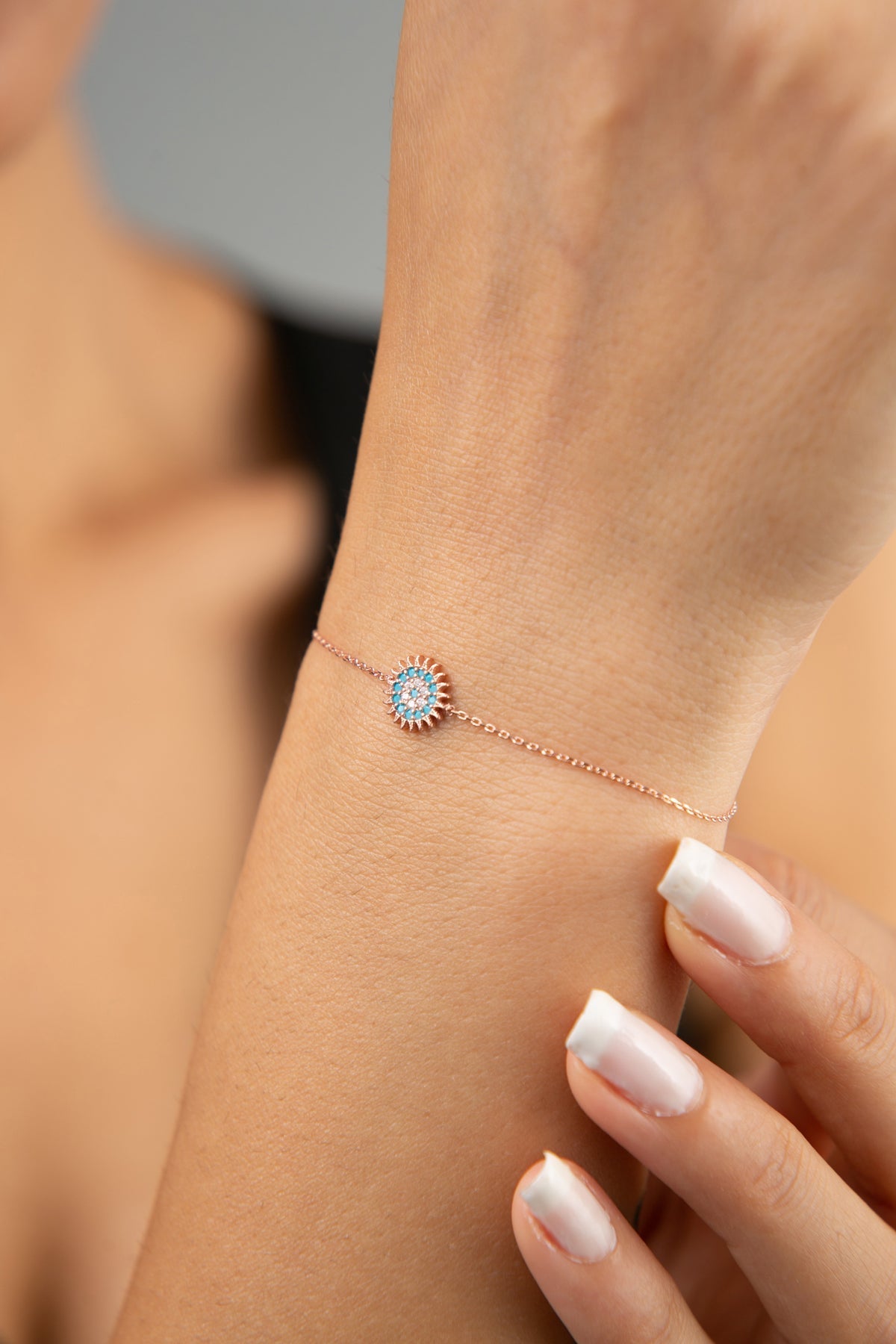 Women's 925 Sterling Silver Sun Bracelet