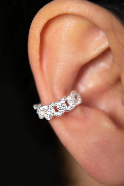 Women's 925 Sterling Silver Cartilage Earring with Gourmet Design