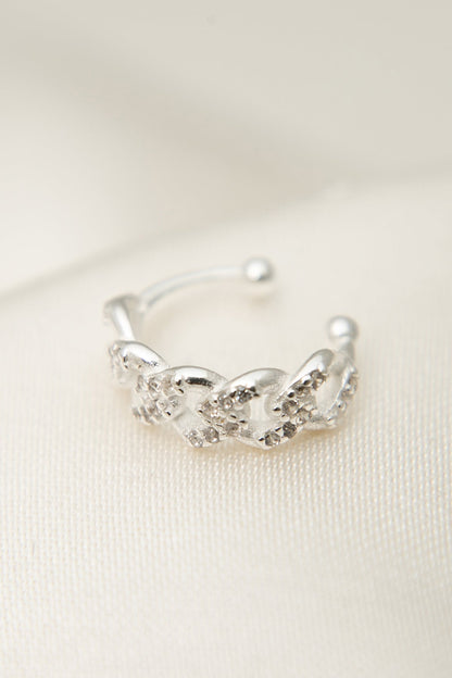 Women's 925 Sterling Silver Cartilage Earring with Gourmet Design