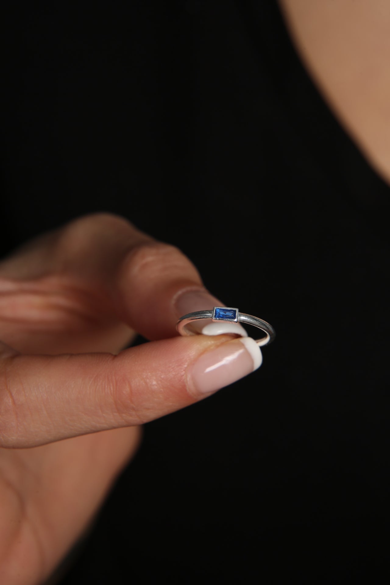 Women's 925 Sterling Silver Elegant Stone Ring