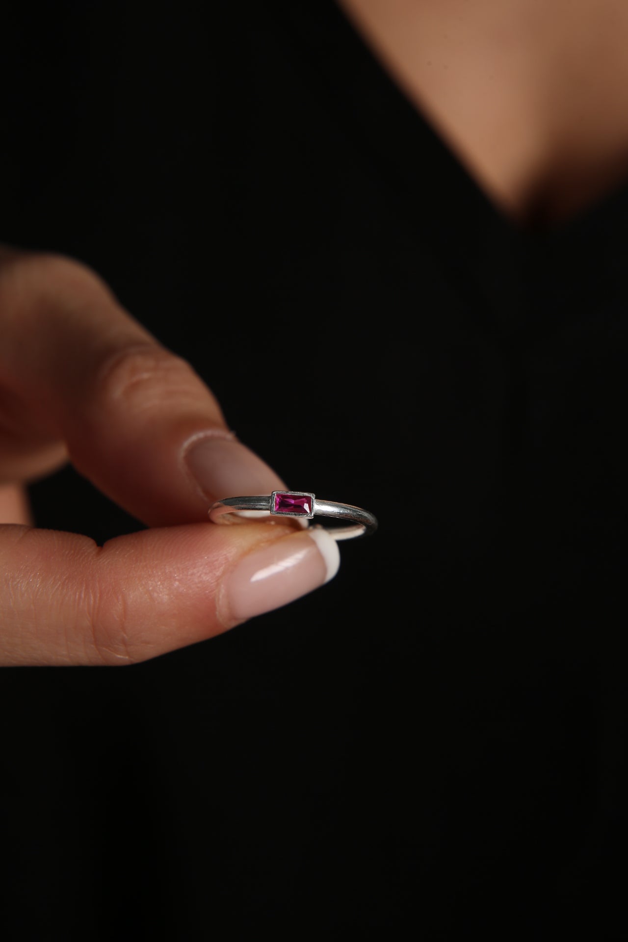 Women's Stone Trend Model 925 Sterling Silver Ring