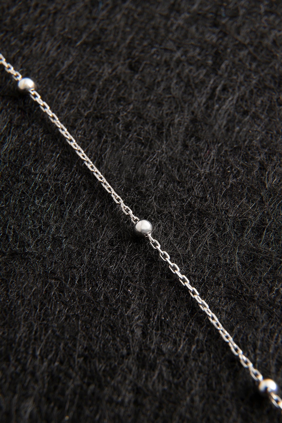 Women's 925 Sterling Silver Ball Chain Bracelet
