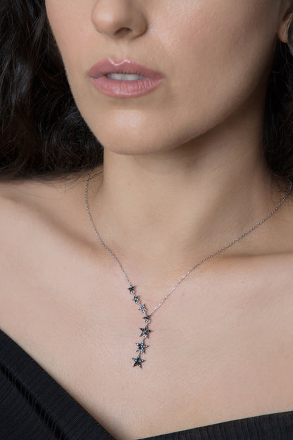 Women's Milky Way Model Silver 925 Sterling Silver Necklace