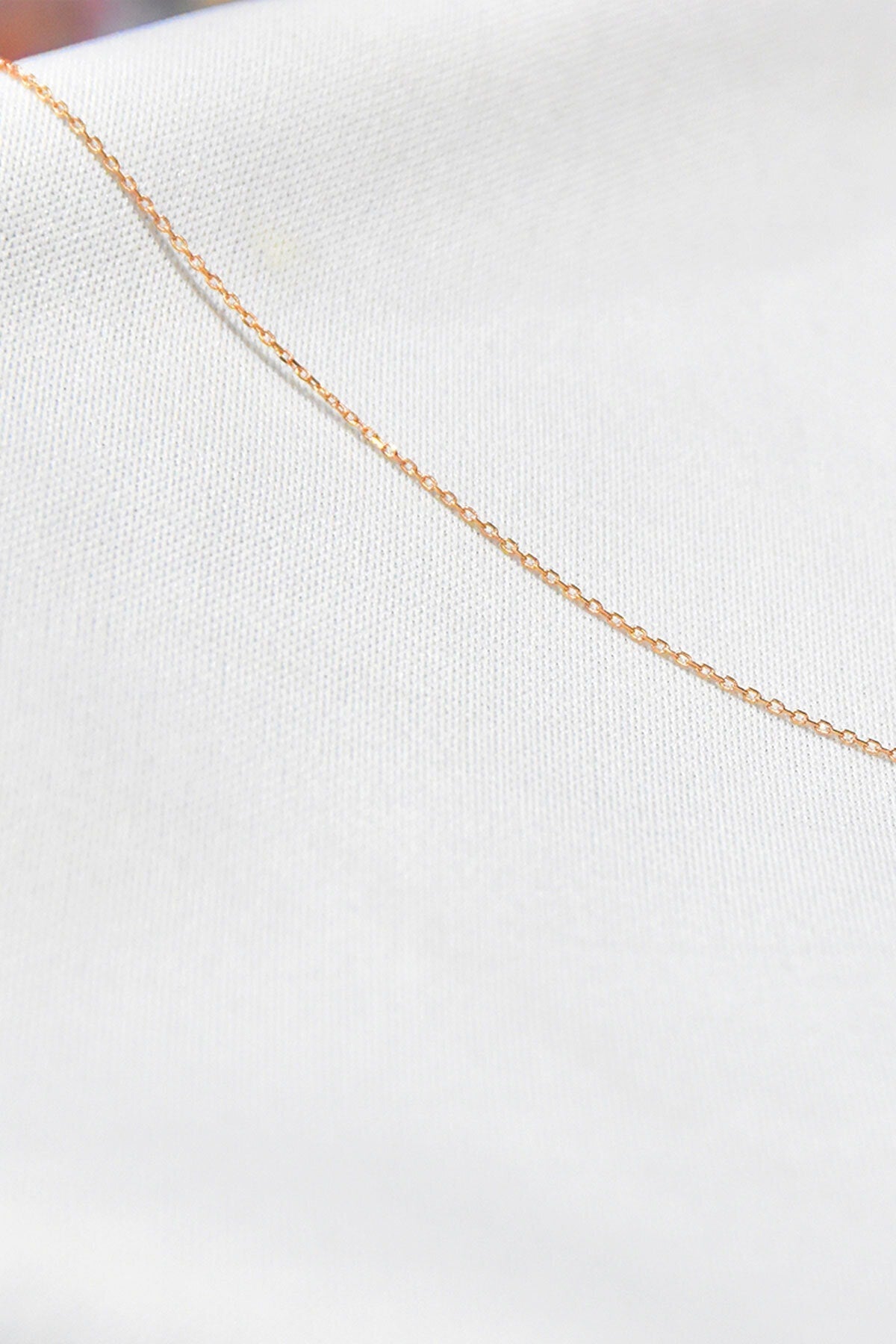 Women's Rose Gold Plated Curb Chain 925 Sterling Silver Necklace