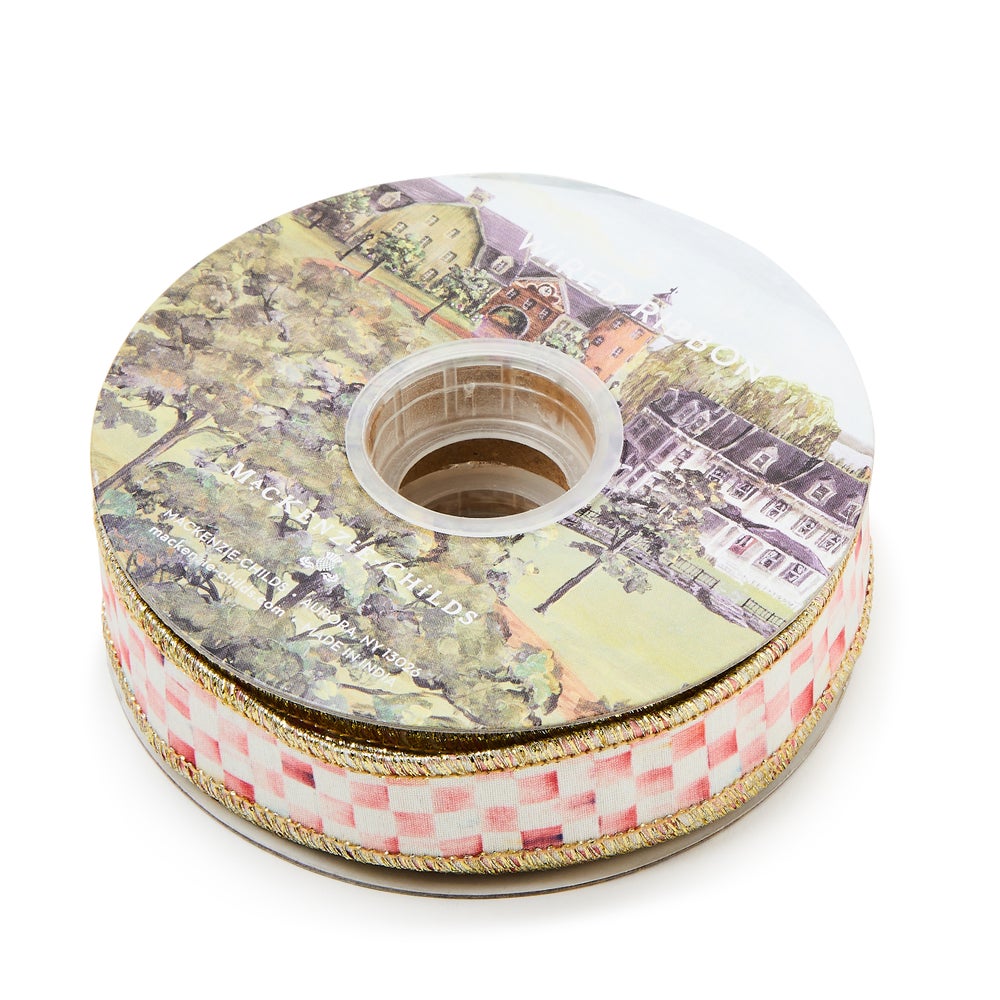 Rosy Check 1" Ribbon