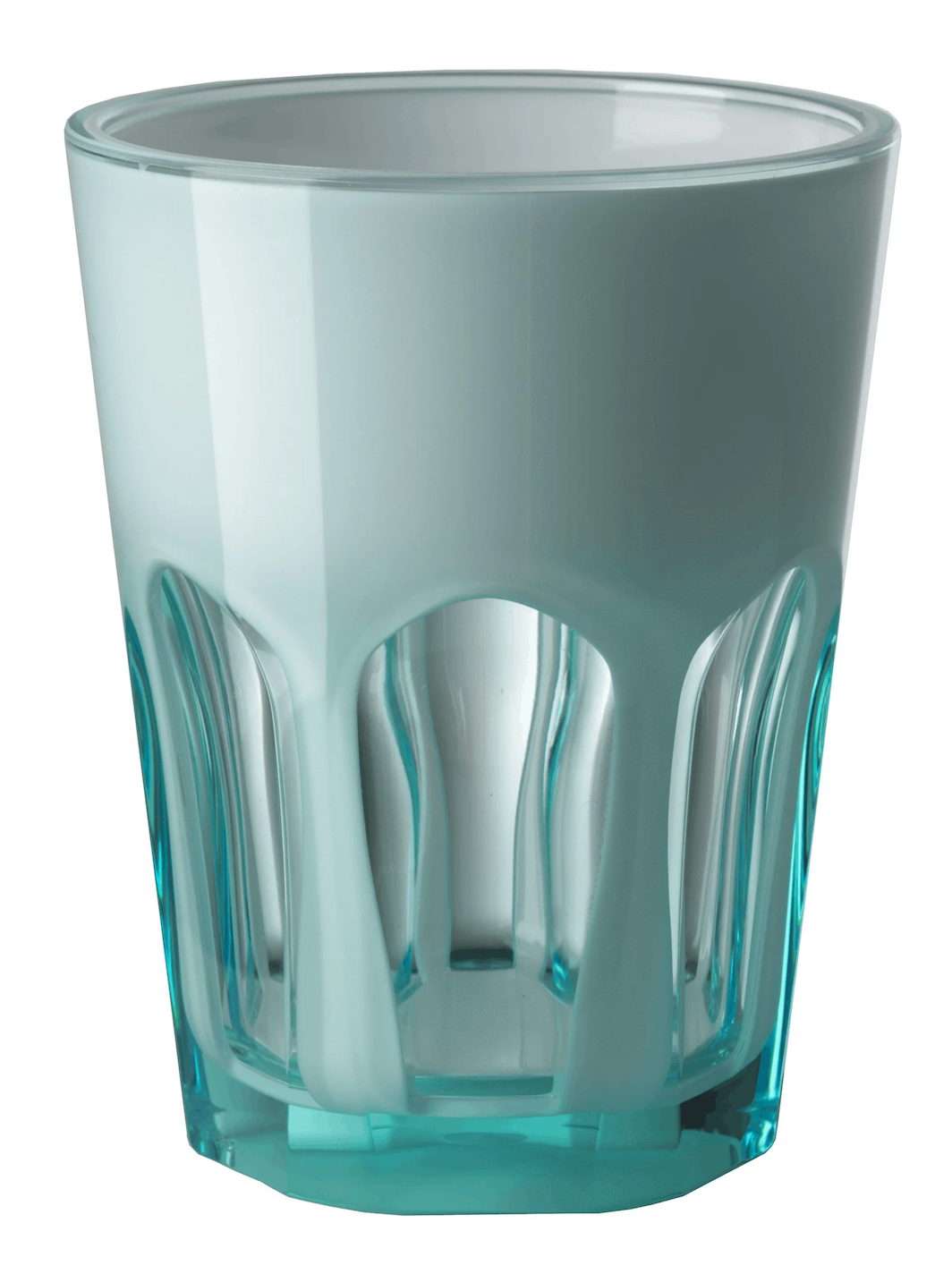 TUMBLER DOUBLE FACE FLUO TURQUOISE- 6 Pieces