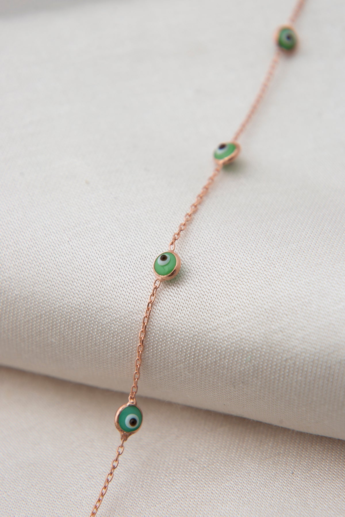 Women's Evil Eye Model 925 Sterling Silver Bracelet