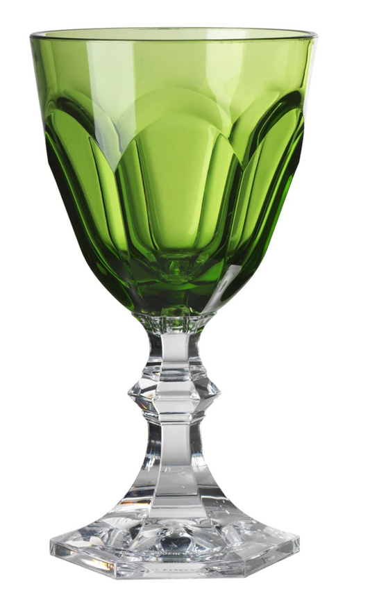 WATER GLASS DOLCE VITA HIGH GREEN  - PACK OF SIX