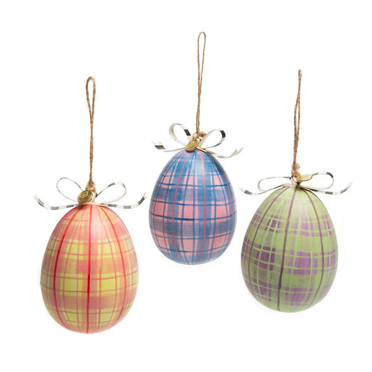 Chicken Palace Egg Ornaments - Set of 3